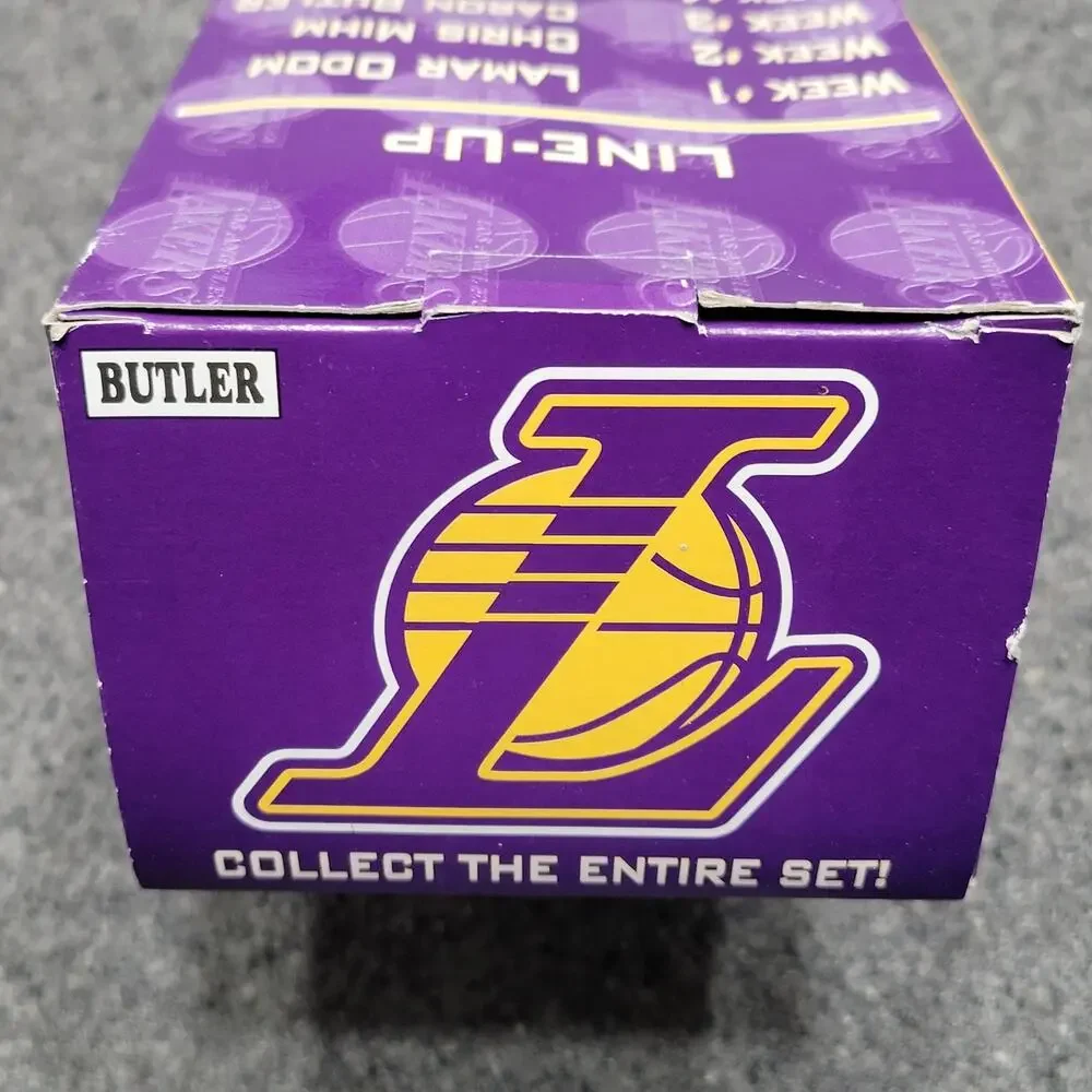 Vintage LA Lakers Bobblehead Caron Butler #1 2005 Upper Deck Carls Jr Throwback